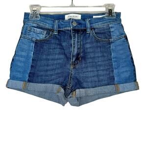Pacsun Stretch Colorblock The Shortie Jean Shorts 27